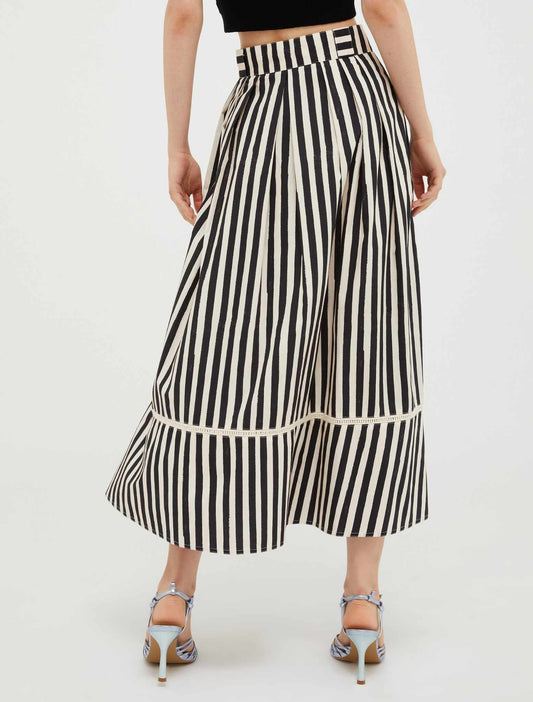 Max&co poplin corolla skirt