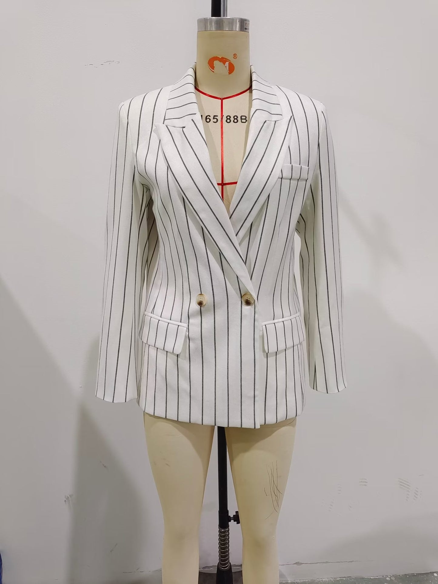 High Waist Work Pant & Double Breasted Blazer